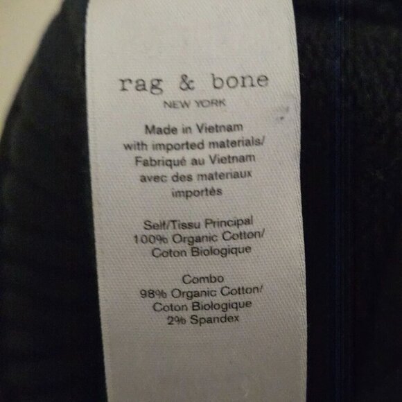Rag & Bone City Sweat pant Charcoal Organic Cotton Size M - Picture 11 of 11